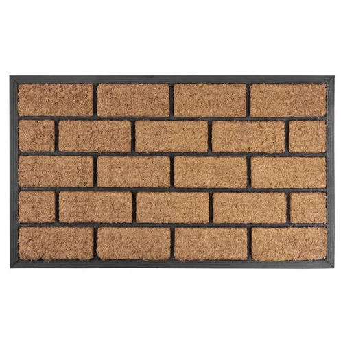 Lábtörlő 45x75 cm, brickwall, gumis