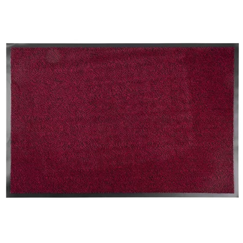 Lábtörlő MagicHome CPM 303, 60x90 cm, fekete/piros