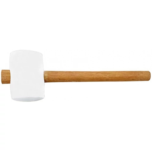 Strend Pro gumikalapács, 340 g, fehér fej