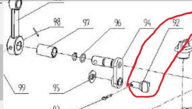 Fork gearshift
