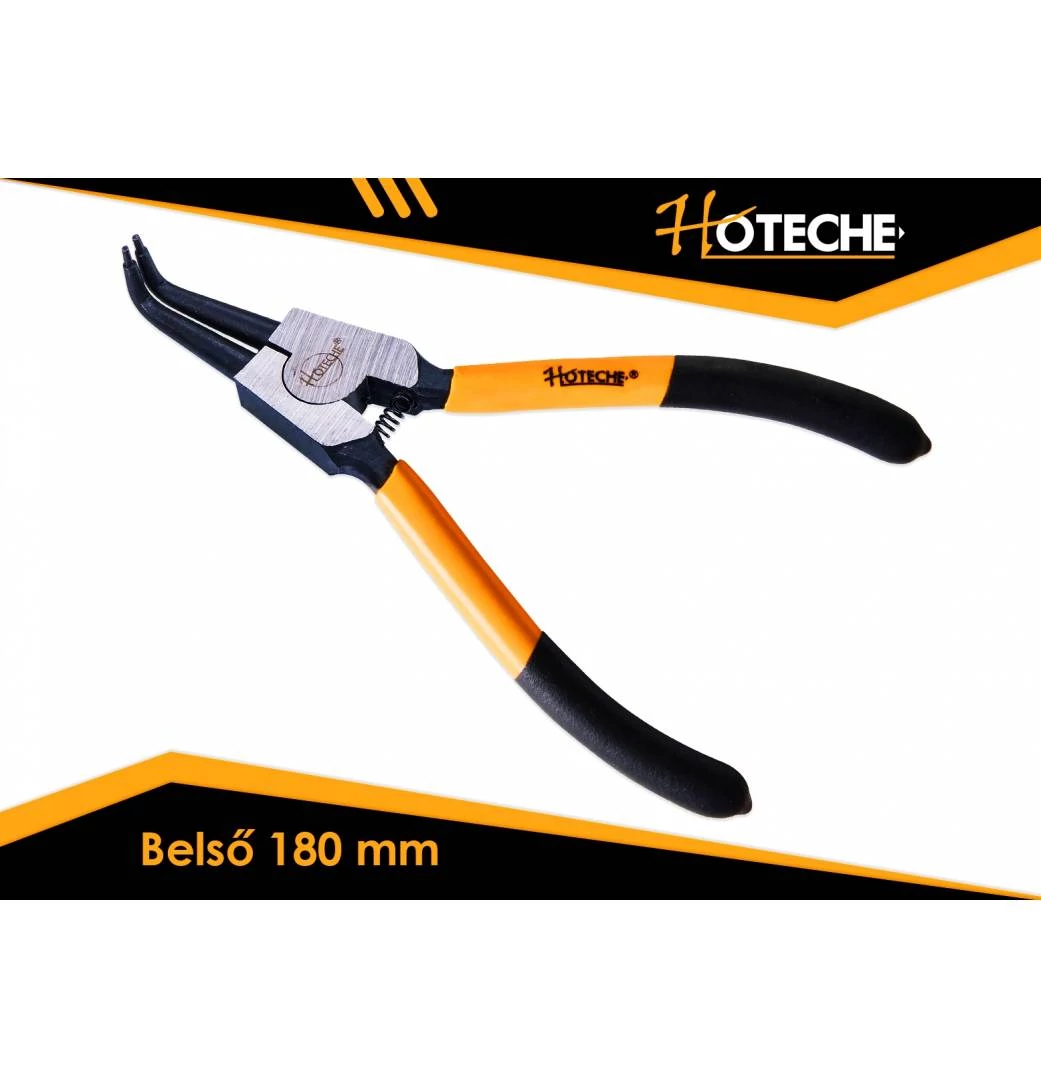 Zégerfogó belső hajlított 180mm C.V. Hoteche