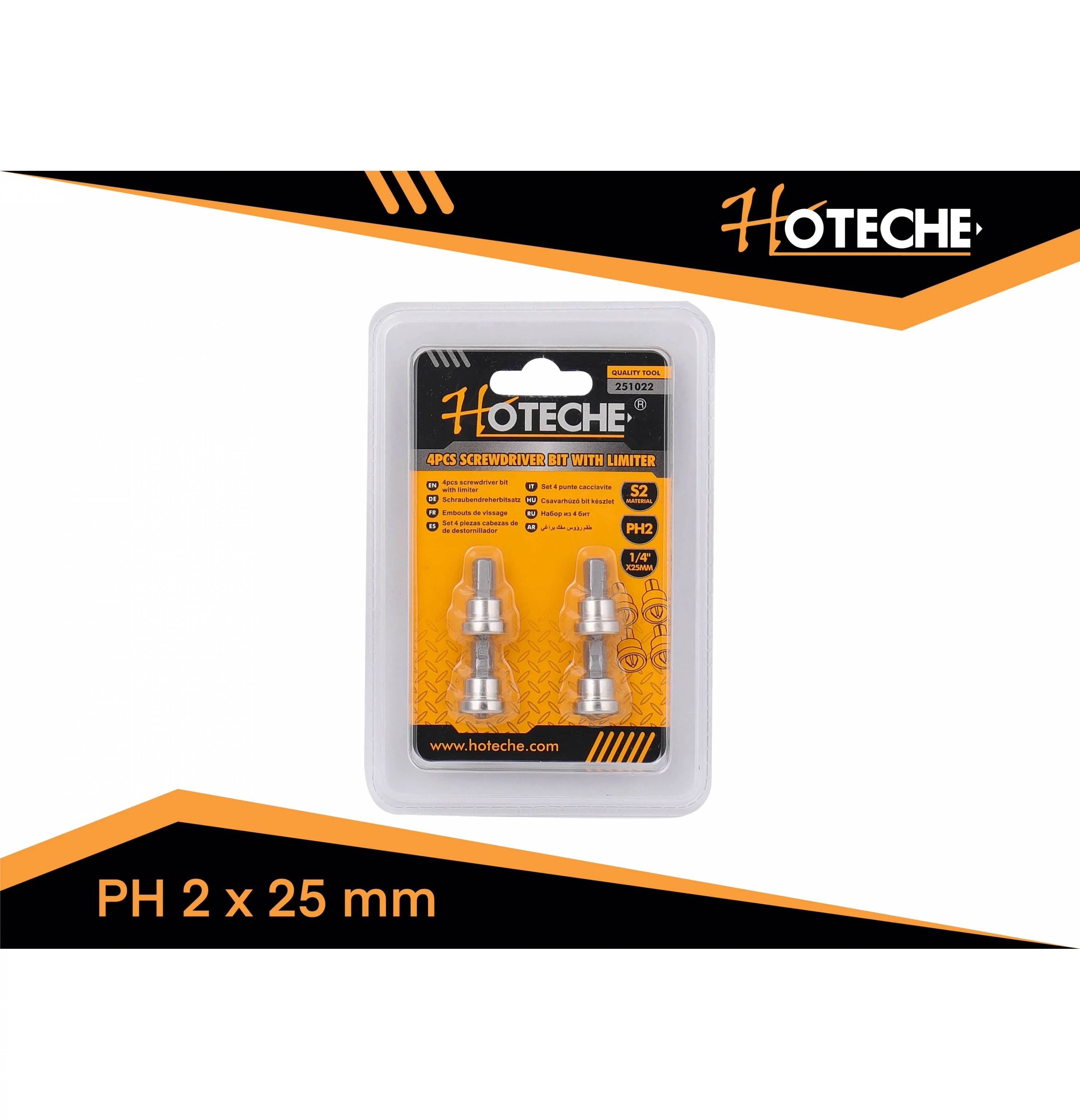 Behajtóhegy klt. gipszkartonhozPH2x25mm 4db-os Hoteche