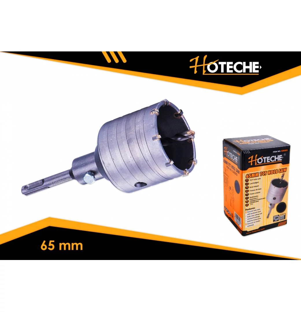 Koronásfúró SDS szárral 65mm Hoteche