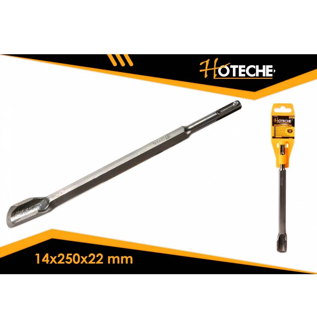Véső horony SDS szárral 14x250x22mm Hoteche