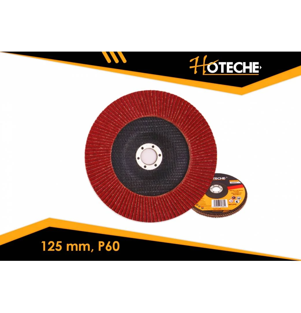 Csiszolótárcsa P60 125mm lamellés Hoteche