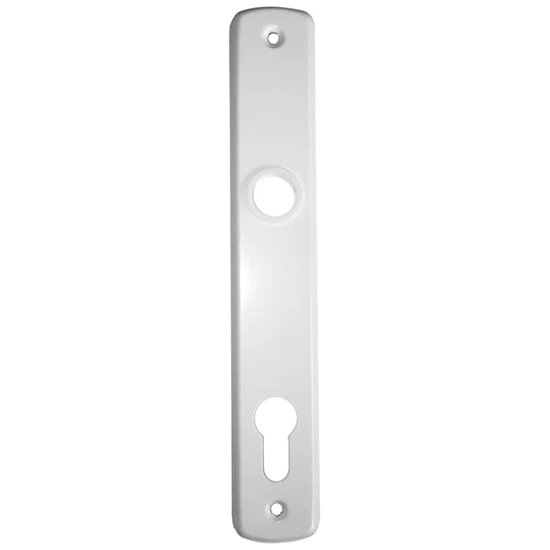 SB ajtócím EL-74 90mm cilinderlyukas fehér (1 pár)
