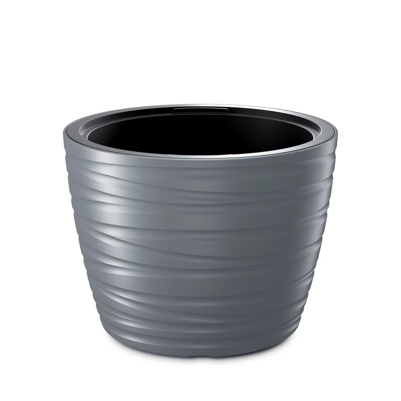 Prosperplast Virágkaspó Maze 349x475mm szürke