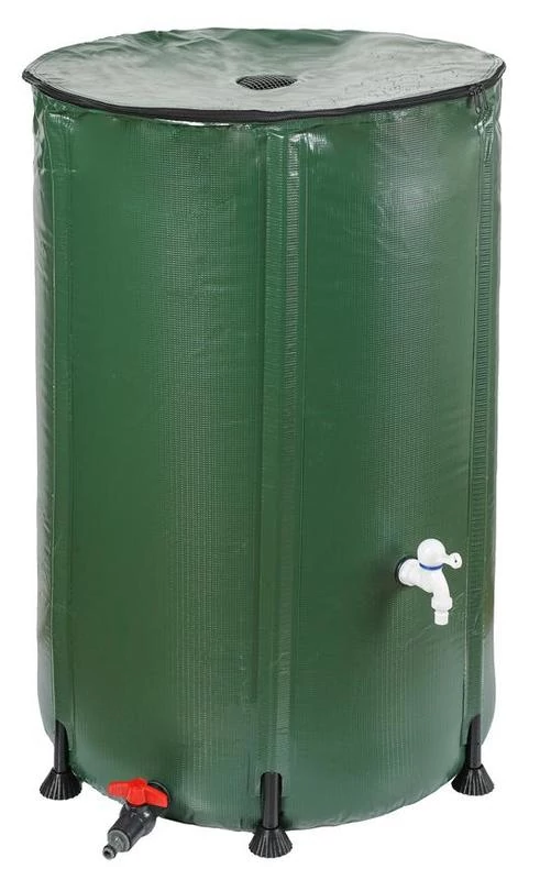 Esővíz gyűjtő tartály, CRB38, 380 liter, összehajtható, csapos