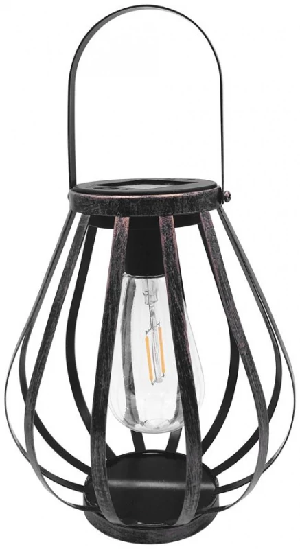 Solar lámpa, Hadar, 180x210 mm, 2 edison led