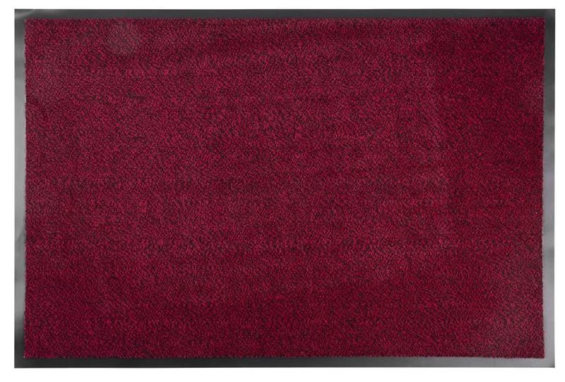 Lábtörlő MagicHome CPM 303, 60x90 cm, fekete/piros