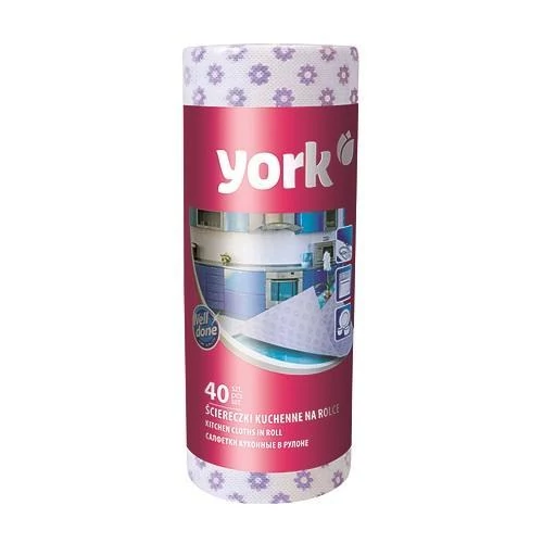 Törlőkendő York 021100 25x40cm 40db