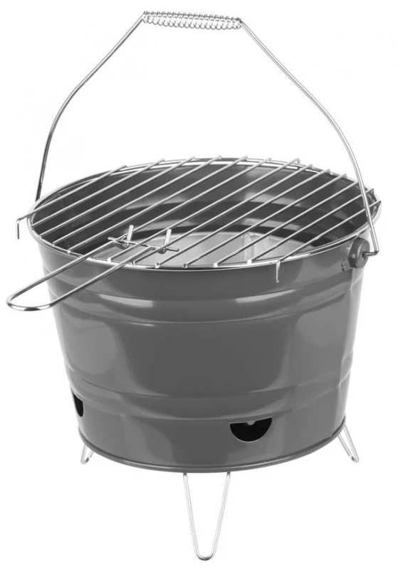 Grill BBQ Finch, 27 cm, vödör, fém