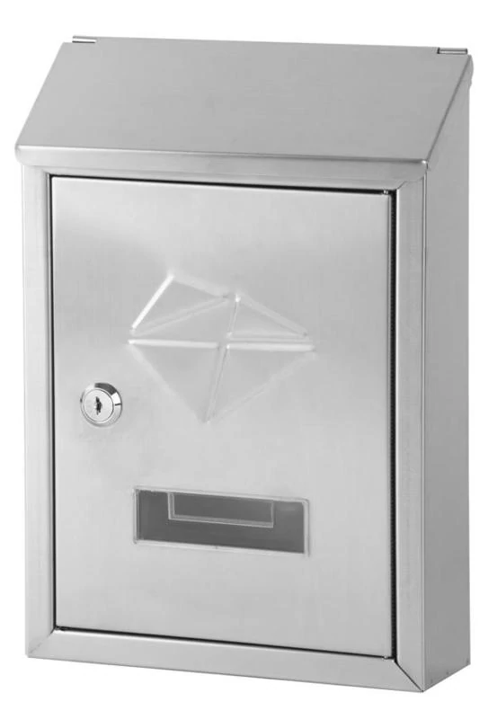 Postaláda GL-06S, rozsdamentes acél, 305x215x70 mm