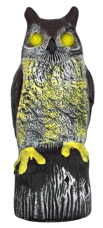 Madár riasztó, világítós szemek, 41cm