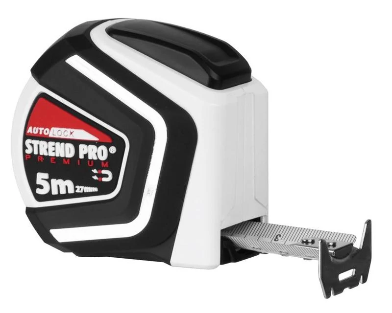 Mérőszalag, Strend Pro Premium, AutoStop, 5m x 27mm, mágneses