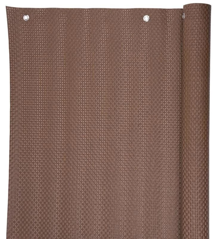 Strend pro Árnyékoló Polyrattan 0,9x3 m, UV, 800 g/m2, barna