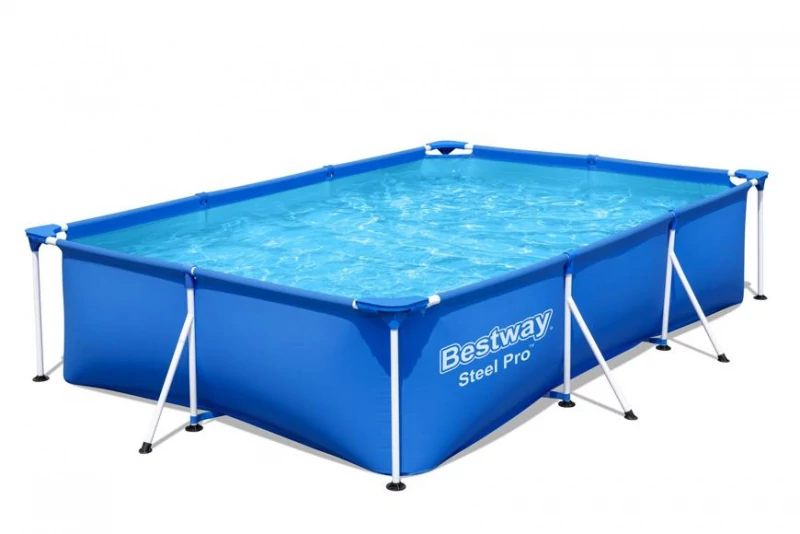 Bestway AMALFI szögletes fémvázas medence 300 x 201 x 66 cm