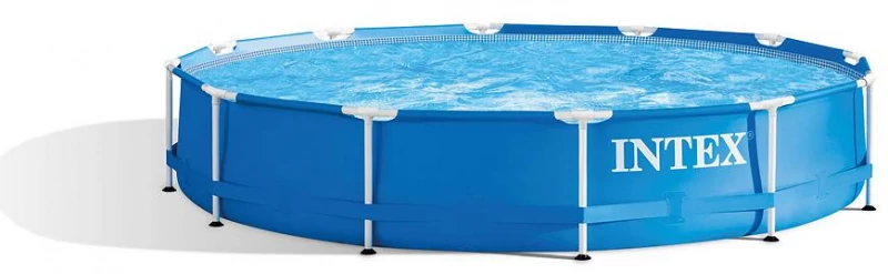Intex kerek fémvázas medence szett, 366 x 76 cm, szűrővel, szivattyúval